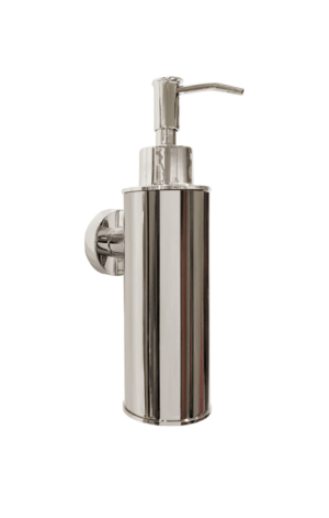 דיספנסר עגול לסבון נוזלי תלוי דגם G-SEAL ניקל
