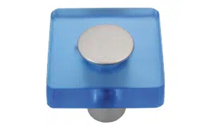 כפתור מרובע כחול דגם 8118/30