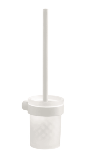 מברשת אסלה תלויה לבן מט