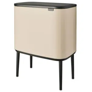 פח טאץ' + רגליים 36 ליטר BO שמנת BRABANTIA