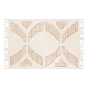 שטיח רקום 170*120 ס''מ שמנת