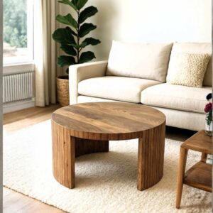 שולחן סלון עץ מנגו מלא