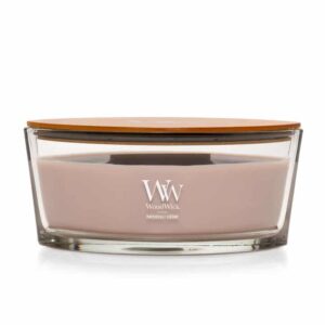 נר WOODWICK אליפסה Patchouli Creme