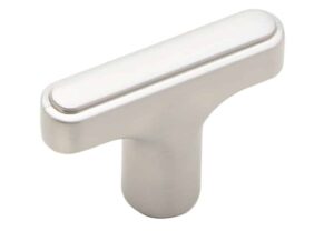 ידית כפתור 3750 מידה 40 מ''מ ניקל מוברש