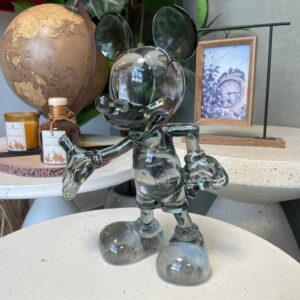 פסל מיקי מאוס שחור שקוף