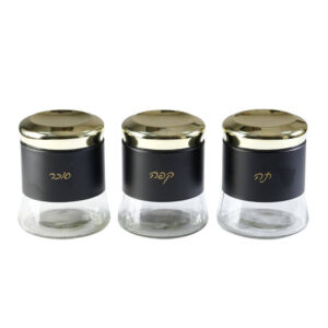 סט תה,קפה,סוכר BERLIN BLACK GOLD