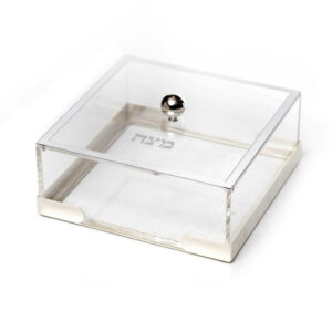 מעמד למצה אקרילי מסגרת כסף