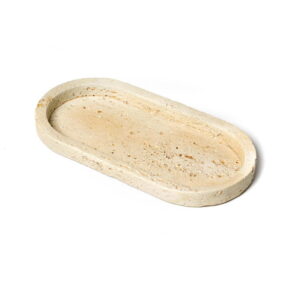 מגש דמוי טרוונטין אובלי