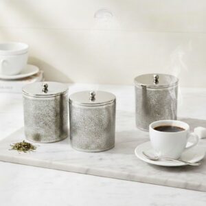 סט קפה תה סוכר BrassSilver