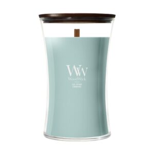 נר WoodWick שעון חול גדול Sea Spray